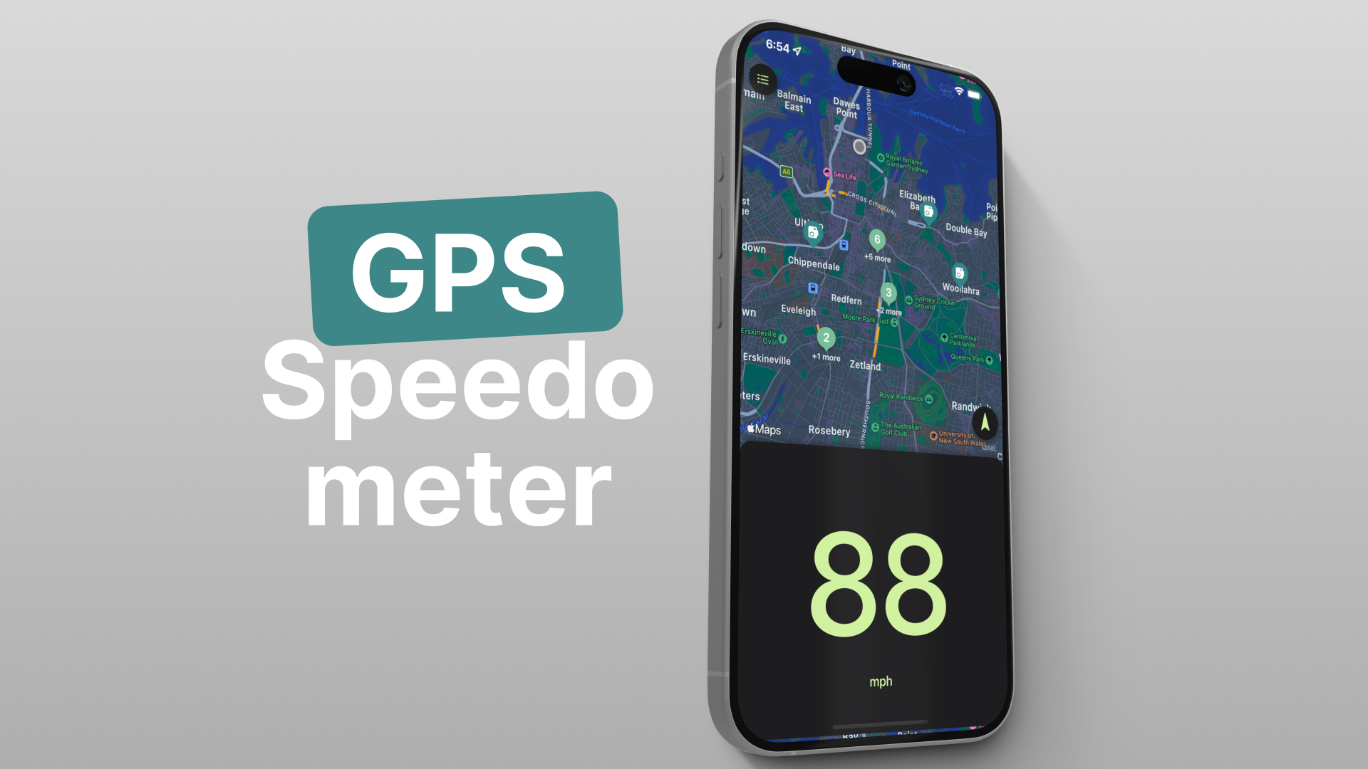 Speedometer HUD - Speed Cameras and GPS